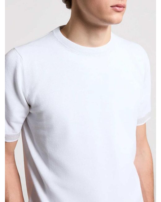 Peserico White Sweater for men