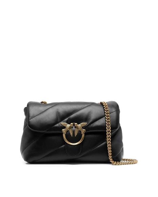 Pinko Black Love Puff Classic Bag