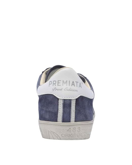 Premiata Blue Steven Sneakers for men