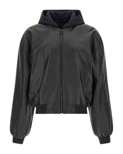 Balenciaga Black Salon De Couture' Bomber Jacket for men