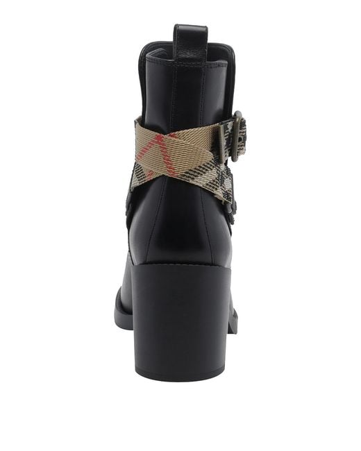 Burberry Black Huntley Pump Booties