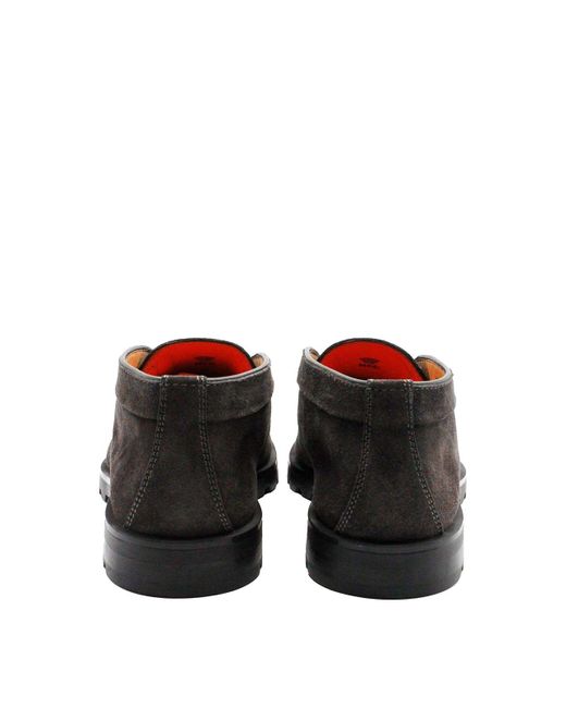 Santoni Black Lace-Ups for men