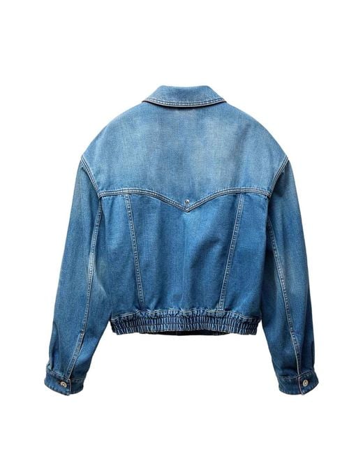 Versace Blue Outerwear for men