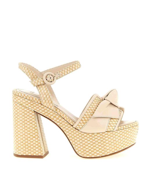 Alexandre Birman Metallic Maxi Clarita Sandals