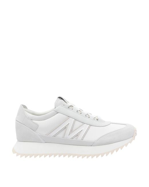 Moncler White Pacey2 Sneakers for men