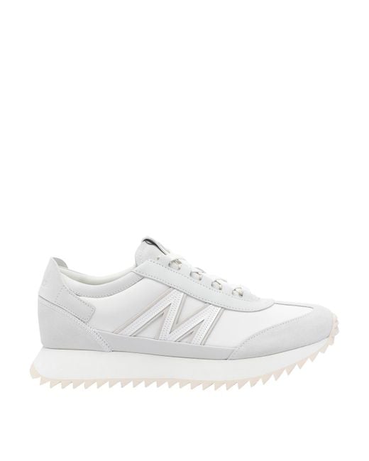 Moncler White Pacey2 Sneakers for men