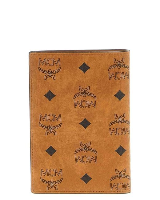 MCM Brown Ottomar Passport Holder for men