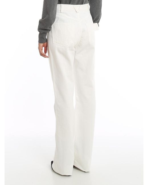 Bottega Veneta White Denim Jeans