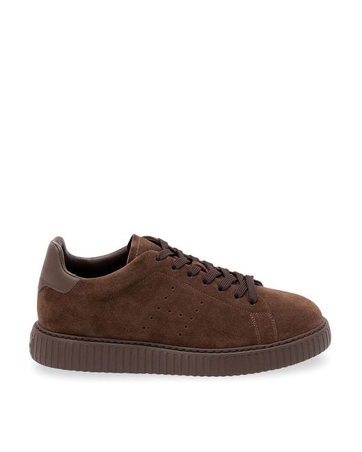 Hogan Brown H677 Sneakers for men