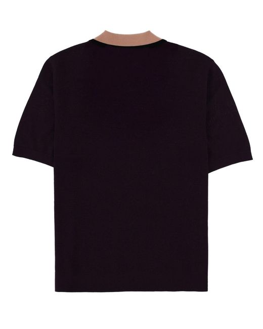 Dries Van Noten Black Polo Molar for men