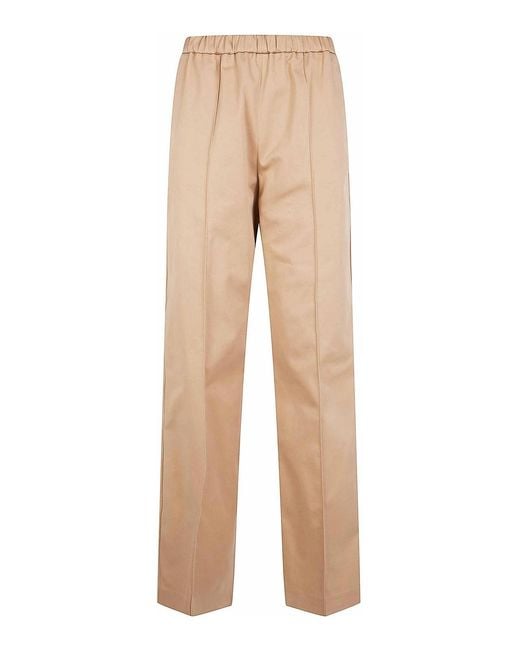 Fabiana Filippi Natural Campagna Wide Leg Trousers