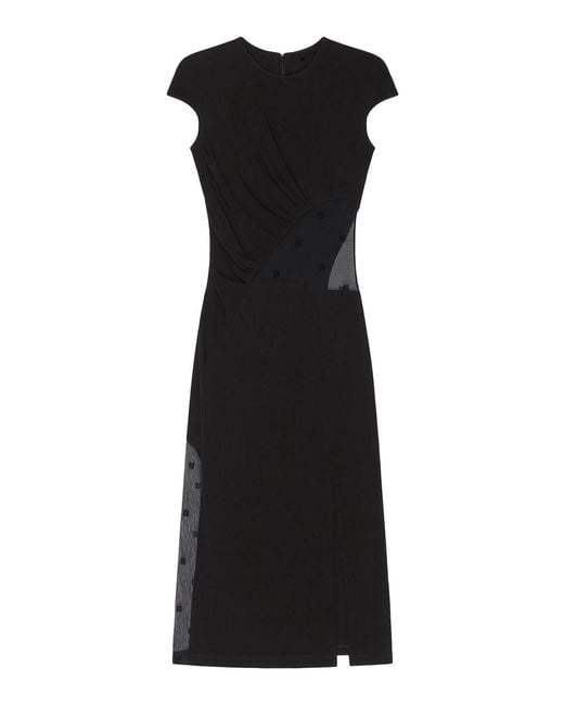 Givenchy Black Midi Dresses