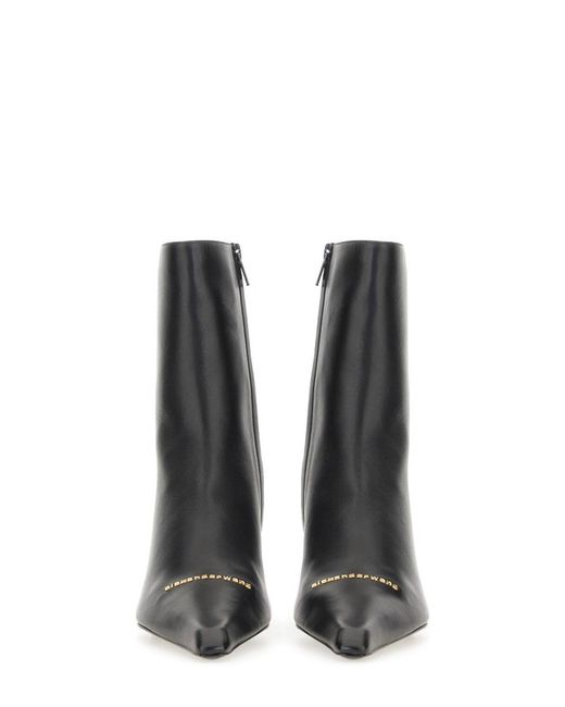 Alexander Wang Black Boot With Logo