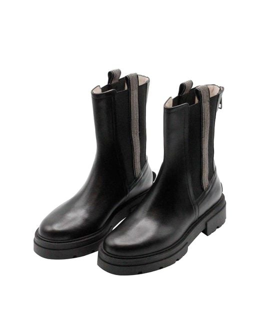 Fabiana Filippi Black Flat Shoes