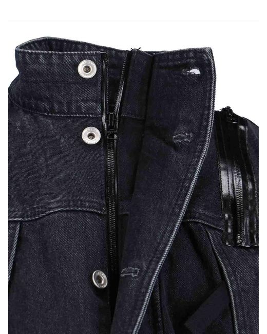 Sacai Blue Giacca for men