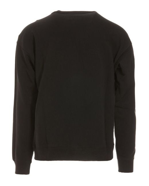 Moschino Black Cotton Sweatshirt for men