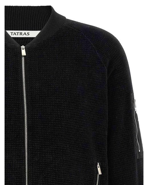 Tatras Black Bomber Jacket for men
