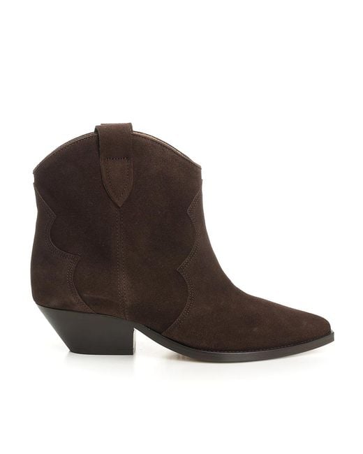 Isabel Marant Brown Cowboy Boots