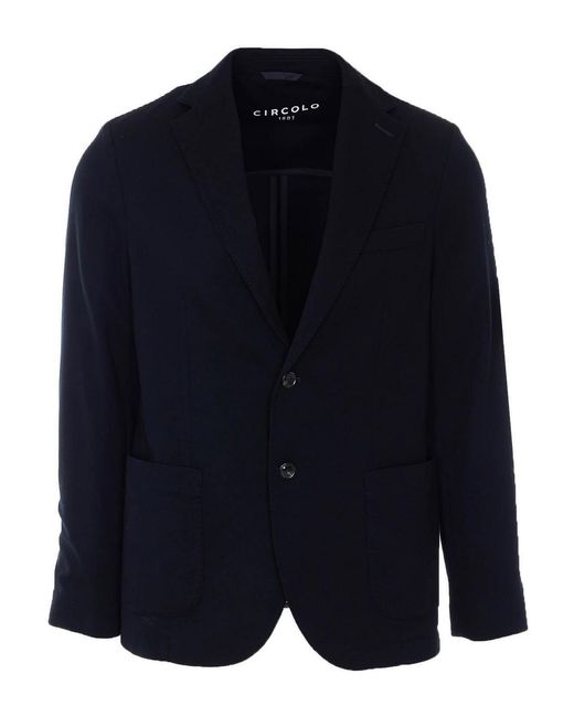 Circolo 1901 Blue Single Breasted Jacket for men