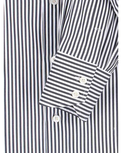 Tom Ford Blue Striped Slim Shirt for men