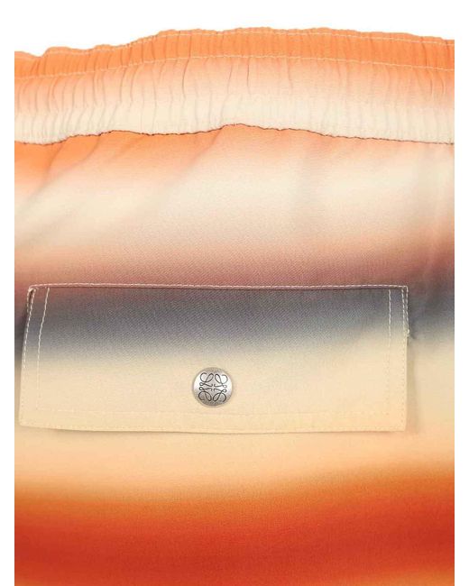 Loewe Orange Swim Shorts for men