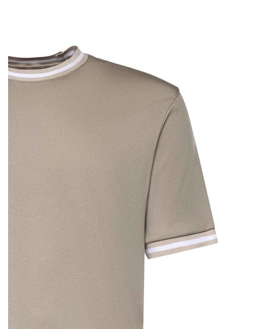Eleventy Gray Cotton T-Shirt for men