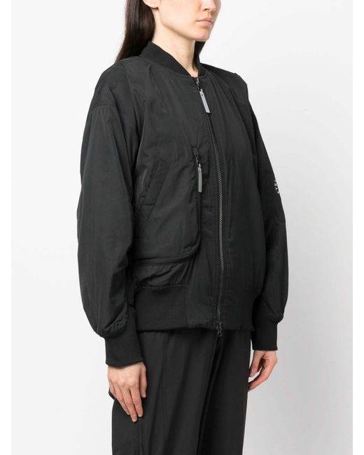 Adidas By Stella McCartney Black Logo-print Lightweight Jacket