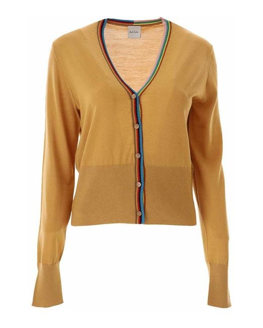 Paul Smith Metallic Stripe Edge Cardigan