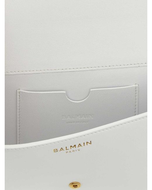 Balmain White Wallet Chain