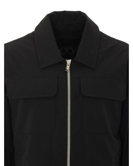 Giacca Jacques di Moose Knuckles in Black da Uomo