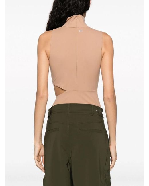 Wolford White Warm Up Cut-Out Bodysuit