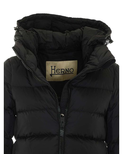 Herno Black Chamonix Down Jacket
