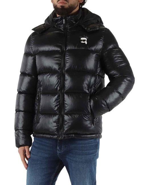 Karl Lagerfeld Black Nft Piumino for men