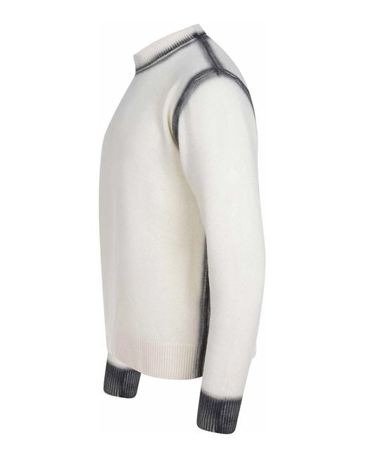 ATOMOFACTORY White Sweater Made Of A Wool Blend for men