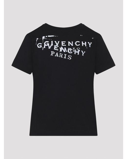 Givenchy Black Cotton T-Shirt