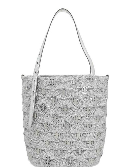 Borsa All'Uncinetto di Rabanne in White