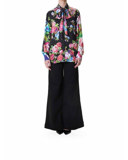 Moschino White Roses Shirt