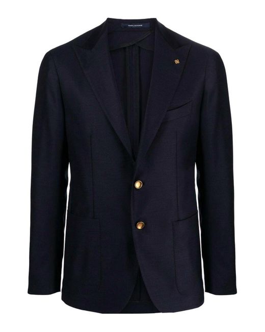 Tagliatore Blue Casual Jacket for men