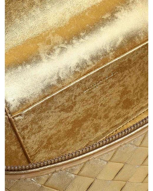 Bottega Veneta Metallic Bang Bang Leather Vanity Case
