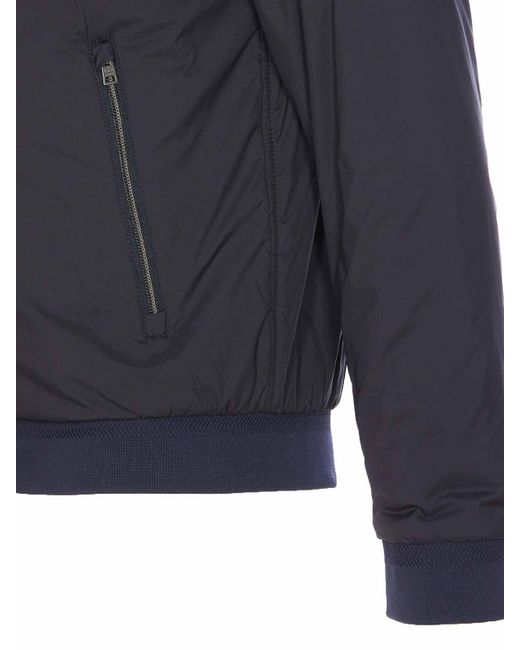 Herno Blue Casual Jacket for men