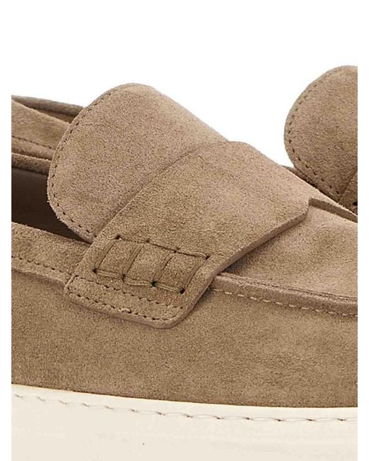 Hogan Brown H-Tv Loafers for men