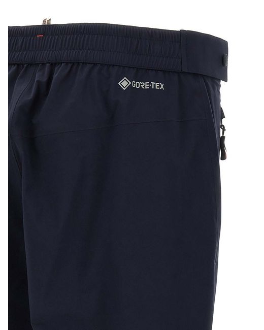 Moncler Blue Gore-Tex Joggers for men