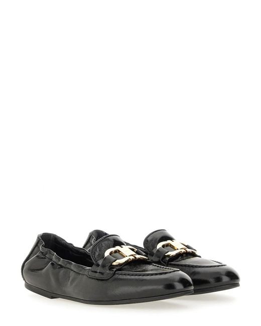 Ferragamo Black Deconstructed Loafer