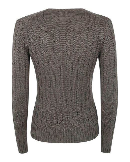 Polo Ralph Lauren Gray Kimberly Long Sleeves Pullover