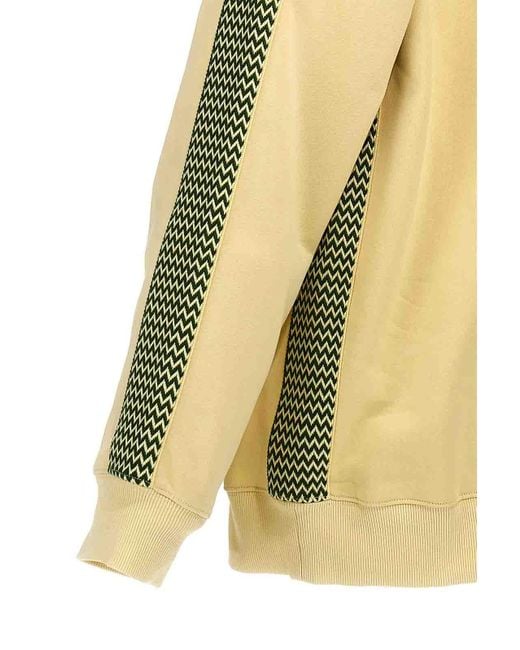 Lanvin Yellow Brod Side Curb Sweatshirt for men