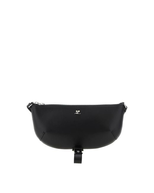 Courreges Black Holy Eclipse Shoulder Bag