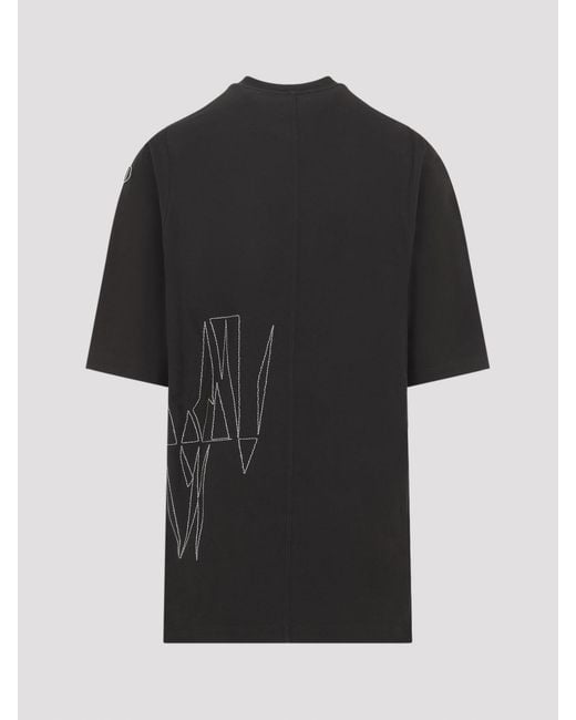 Moncler Black Jumbo Ss T-Shirt for men
