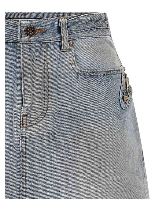 Balenciaga Gray City Skirt
