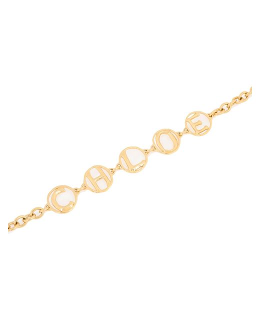 Chloé Natural Script Jewelry Belt