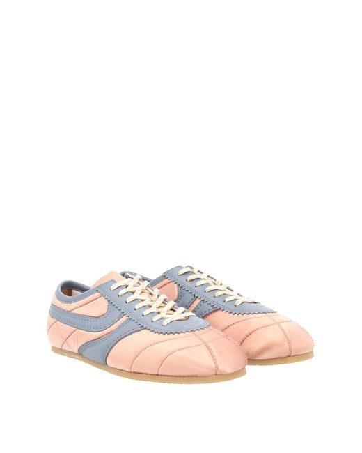 Dries Van Noten Pink Satin Sneaker